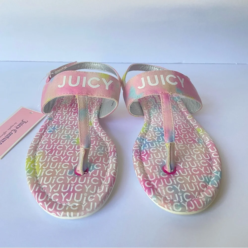 Juicy Couture Del Mar Sandals Tie Dye Size 2